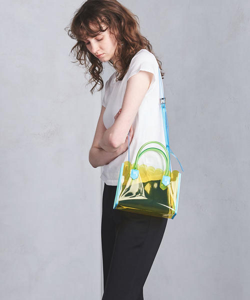 LUDLOW（ラドロー）の「＜LUDLOW（ラドロー）＞PVC 2WAY バッグ -united LOVE project 2019①（ショルダーバッグ・レディース・イエロー/ブラウン・FREE）」の8枚目の写真