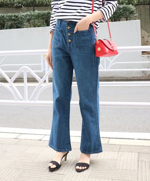 Slobe Iena スローブイエナ の Lee Cluel Slobe 別注マリンデニムパンツ デニムパンツ Wear