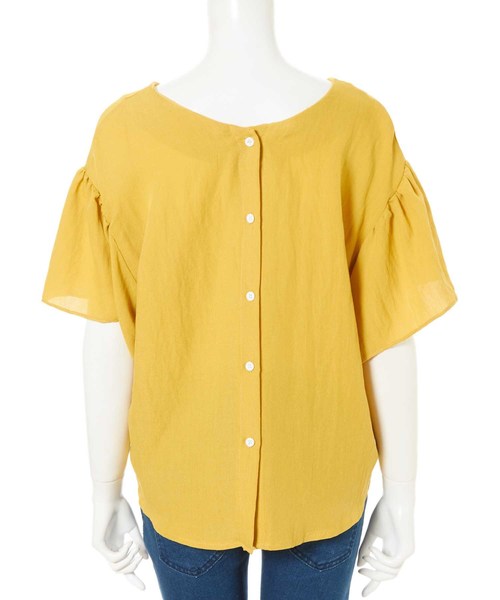 fifth(フィフス)の「バックボタンフレアスリーブブラウス(シャツ/ブラウス・レディース・ホワイト/ブラック/イエロー・MEDIUM)」の20枚目の写真