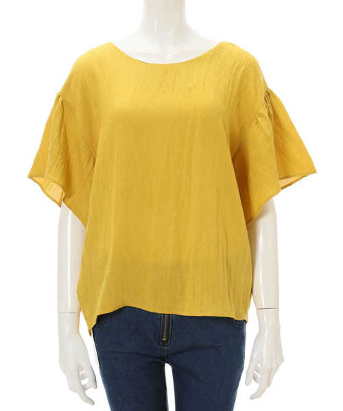 fifth(フィフス)の「バックボタンフレアスリーブブラウス(シャツ/ブラウス・レディース・ホワイト/ブラック/イエロー・MEDIUM)」の8枚目の写真