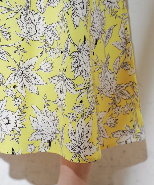 natural couture(ナチュラルクチュール)の「リゾート柄アソートラップスカート(スカート・レディース・ホワイト系その他/イエロー系その他/ネイビー・FREE)」の12枚目の写真