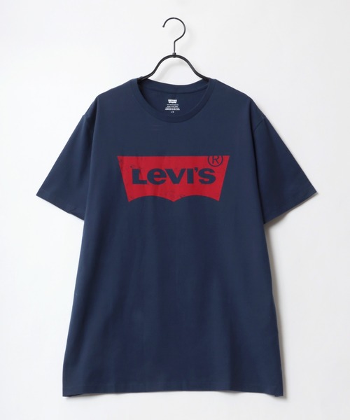 Levi's（リーバイス）の「Levi's/リーバイス バットウイングロゴ Tシャツ（Tシャツ/カットソー・メンズ・ネイビー/ホワイト/ブラック/グレー・L/S/M）」の16枚目の写真