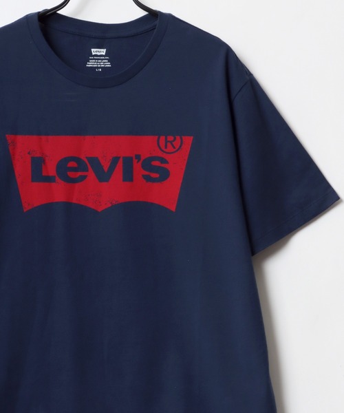 Levi's（リーバイス）の「Levi's/リーバイス バットウイングロゴ Tシャツ（Tシャツ/カットソー・メンズ・ネイビー/ホワイト/ブラック/グレー・L/S/M）」の19枚目の写真
