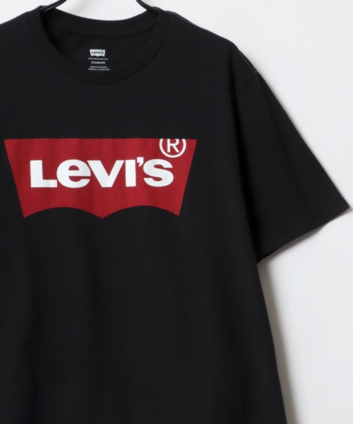 Levi's（リーバイス）の「Levi's/リーバイス バットウイングロゴ Tシャツ（Tシャツ/カットソー・メンズ・ネイビー/ホワイト/ブラック/グレー・L/S/M）」の20枚目の写真