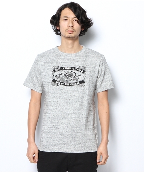 Free Peddler Market(フリーペドラーマーケット)の「【SON OF THE CHEESE】OTUMAMI TEE(Tシャツ/カットソー・メンズ・ネイビー/グレー・SMALL/MEDIUM)」の3枚目の写真