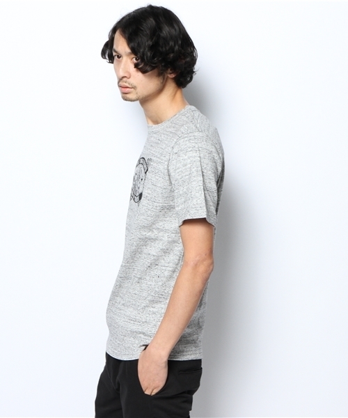 Free Peddler Market(フリーペドラーマーケット)の「【SON OF THE CHEESE】OTUMAMI TEE(Tシャツ/カットソー・メンズ・ネイビー/グレー・SMALL/MEDIUM)」の4枚目の写真