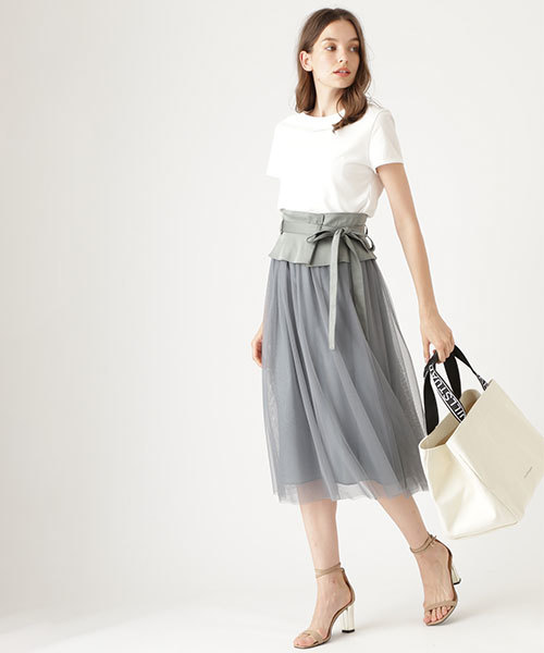 JILL STUART（ジルスチュアート）の「サインTシャツ（Tシャツ/カットソー・レディース・ホワイト/ベージュ系その他2・FREE）」の5枚目の写真