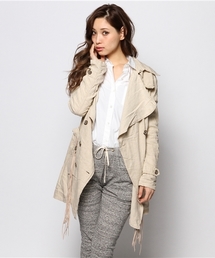 goa | リネン混ナチュラルトレンチコート(トレンチコート)