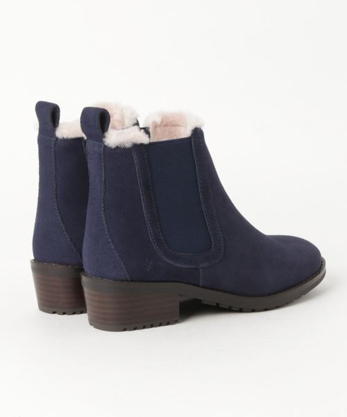 EMU Australia（エミューオーストラリア）の「Ellin Suede 防水ﾌﾞｰﾂ（ブーツ・レディース・ブラック/ダークブルー・6/8/9/5/7）」の3枚目の写真
