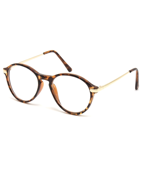 WEGO（ウィゴー）の「WEGO/メタルテンプルボストンタイプ（メガネ・メンズ・ブラック/ブラウン系その他・FREE）」の2枚目の写真