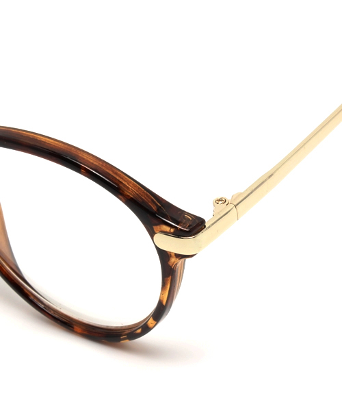 WEGO（ウィゴー）の「WEGO/メタルテンプルボストンタイプ（メガネ・メンズ・ブラック/ブラウン系その他・FREE）」の8枚目の写真