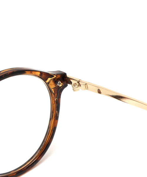 WEGO（ウィゴー）の「WEGO/メタルテンプルボストンタイプ（メガネ・メンズ・ブラック/ブラウン系その他・FREE）」の3枚目の写真