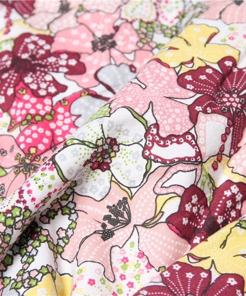 BEAMS BOY（ビームスボーイ）の「○BEAMS BOY / フラワー タック ショーツ **（その他パンツ・レディース・ピンク/ブルー系その他・ONE SIZE）」の3枚目の写真