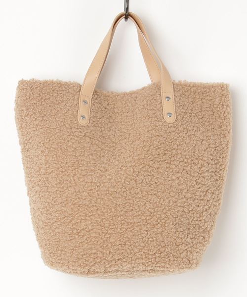 coca（coca）（コカ）の「もこもこシープボアトートバッグ（トートバッグ・レディース・アイボリー/ベージュ/ダークベージュ・ONE SIZE）」の17枚目の写真