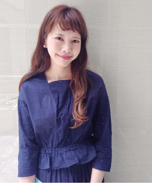 Kastane（カスタネ）の「【Kastane】レース切替ブラウス（シャツ/ブラウス・レディース・オフホワイト/ネイビー・FREE）」の2枚目の写真