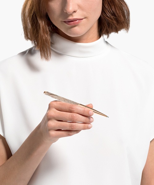 公式】【スワロフスキー】Crystalline ボールペン, ローズゴールド