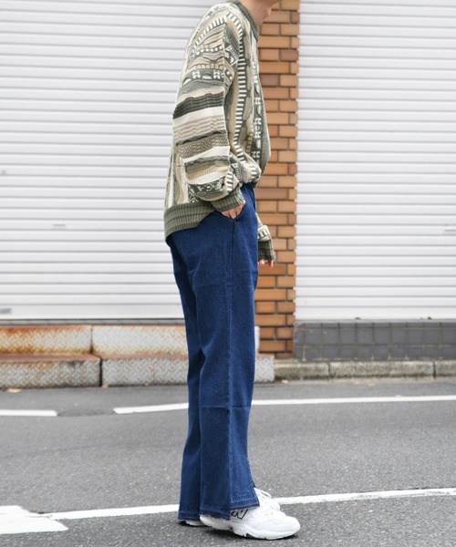 kutir(クティール)の「クージー柄ニット(ニット/セーター・メンズ・ライトグリーン/ブラック・LARGE/MEDIUM)」の10枚目の写真