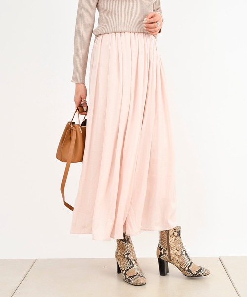 DouDou（ドゥドゥ）の「ギャザースカート（スカート・レディース・ブルー/バイオレット/ピンク・FREE）」の3枚目の写真