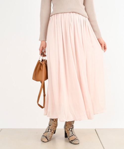 DouDou（ドゥドゥ）の「ギャザースカート（スカート・レディース・ブルー/バイオレット/ピンク・FREE）」の5枚目の写真