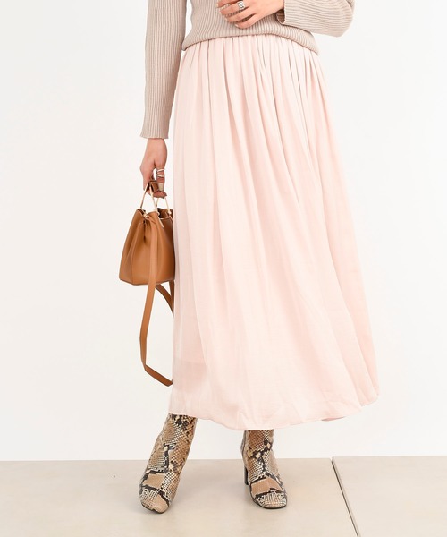 DouDou（ドゥドゥ）の「ギャザースカート（スカート・レディース・ブルー/バイオレット/ピンク・FREE）」の7枚目の写真