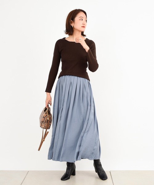 DouDou（ドゥドゥ）の「ギャザースカート（スカート・レディース・ブルー/バイオレット/ピンク・FREE）」の13枚目の写真