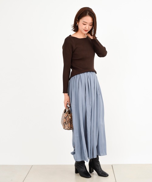 DouDou（ドゥドゥ）の「ギャザースカート（スカート・レディース・ブルー/バイオレット/ピンク・FREE）」の15枚目の写真