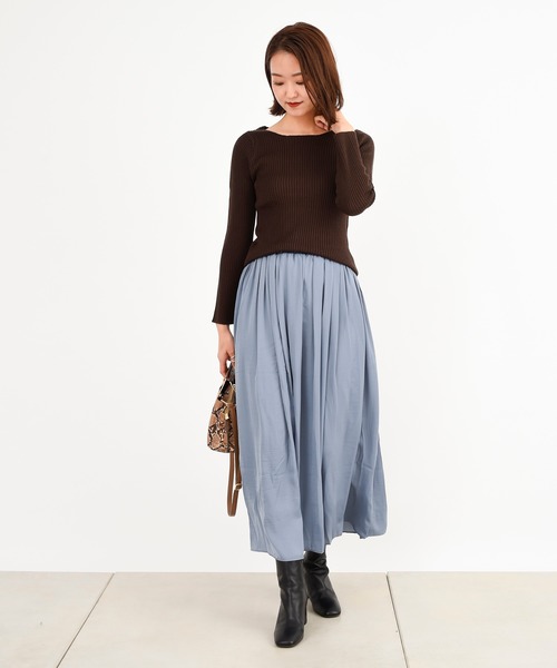 DouDou（ドゥドゥ）の「ギャザースカート（スカート・レディース・ブルー/バイオレット/ピンク・FREE）」の17枚目の写真