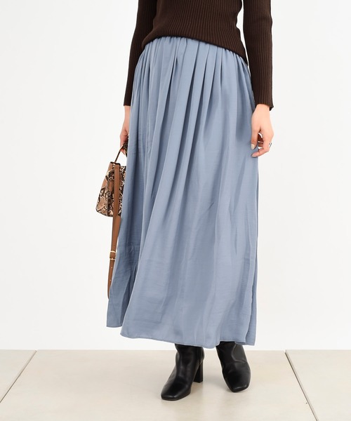 DouDou（ドゥドゥ）の「ギャザースカート（スカート・レディース・ブルー/バイオレット/ピンク・FREE）」の18枚目の写真