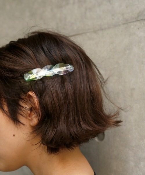 ACCOMMODE(アコモデ)の「サンライズバレッタ(バレッタ/ヘアクリップ・レディース・オレンジ/ブルー・FREE)」の1枚目の写真