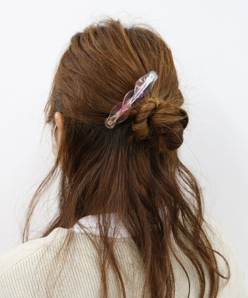 ACCOMMODE(アコモデ)の「サンライズバレッタ(バレッタ/ヘアクリップ・レディース・オレンジ/ブルー・FREE)」の4枚目の写真