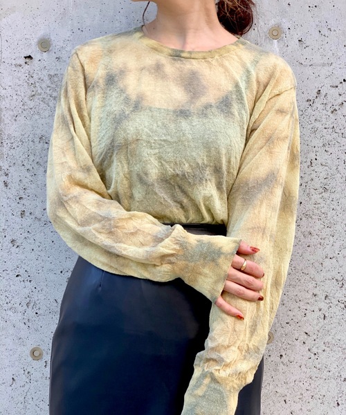 Ciaopanic チャオパニック の タイダイシアーニット ニット セーター Wear