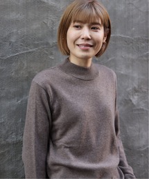 417 EDIFICE（フォーワンセブンエディフィス）の「AURORA Cashmere / カシミア　モックネック（ニット/セーター・メンズ）」