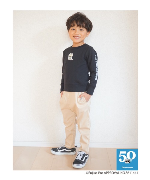 SKAPE（エスケープ）の「ﾄﾞﾗﾜｯﾍﾟﾝﾄﾚｰﾅｰ（スウェット・キッズ・ホワイト/ブラック/ベージュ・90cm/120cm/110cm/130cm/80ｃｍ/100cm）」の2枚目の写真