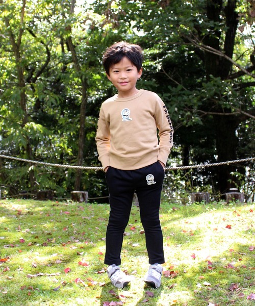 SKAPE（エスケープ）の「ﾄﾞﾗﾜｯﾍﾟﾝﾄﾚｰﾅｰ（スウェット・キッズ・ホワイト/ブラック/ベージュ・90cm/120cm/110cm/130cm/80ｃｍ/100cm）」の13枚目の写真