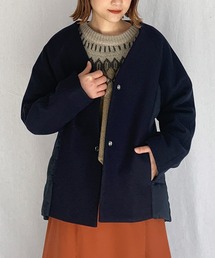 ダウン切り替えショートコート