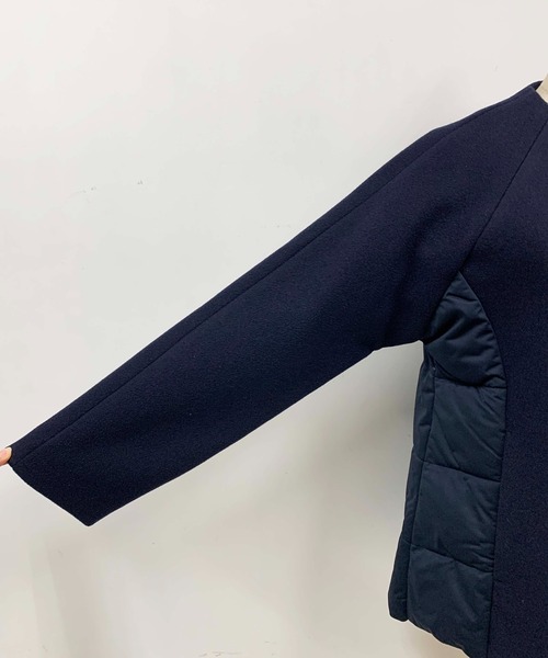PICCIN（ピッチン）の「ダウン切り替えショートコート（ダウンジャケット/コート・レディース・ブラック/ネイビー/グレイッシュベージュ・M）」の21枚目の写真