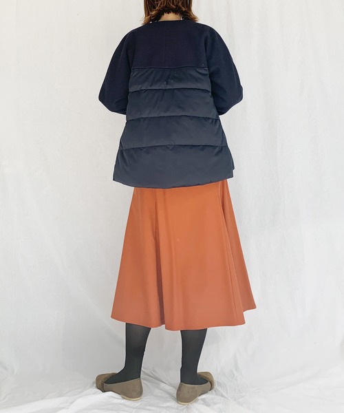 PICCIN（ピッチン）の「ダウン切り替えショートコート（ダウンジャケット/コート・レディース・ブラック/ネイビー/グレイッシュベージュ・M）」の20枚目の写真