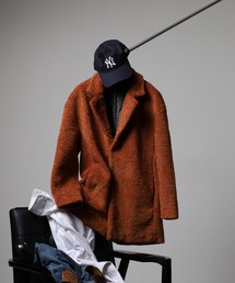 REGIEVO（レジエボ）の「【REGIEVO】ボアドロップショルダーコート ビッグシルエット（テーラードジャケット）」