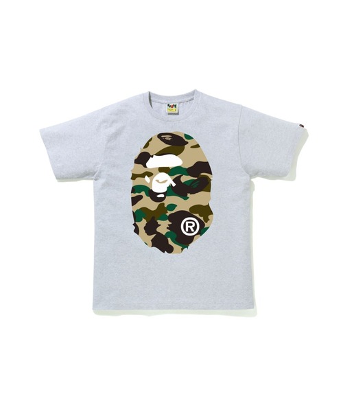 A BATHING APE(アベイシングエイプ)の「1ST CAMO BIG APE HEAD TEE M(Tシャツ/カットソー・メンズ・イエロー×グレー/ブラック×イエロー/ホワイト×グリーン/ブラック×グリーン/ホワイト×イエロー/グレー系その他・MEDIUM/XX-LARGE/LARGE/SMALL/X-LARGE/XXX-LARGE)」の6枚目の写真