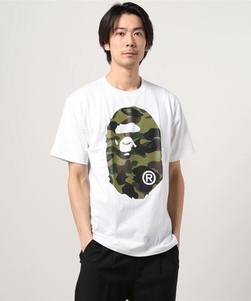1ST CAMO BIG APE HEAD TEE M（Tシャツ/カットソー）｜A BATHING