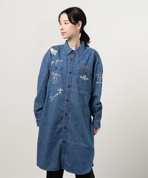 AVIREX | タイプブルー ハンドクラフト デニムシャツ/ TYPE BLUE L-L/S HAND CRAFT DENIM SHIRT(シャツ/ブラウス)
