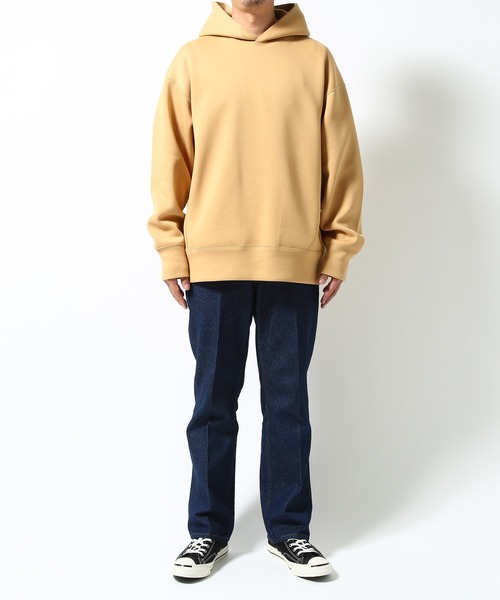 ADAM ET ROPE'（アダムエロペ）の「カノコダンボール ルーズパーカー（パーカー・メンズ・ブラック/ベージュ系その他/オレンジ系その他・M/L）」の16枚目の写真