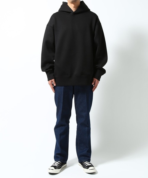 ADAM ET ROPE'（アダムエロペ）の「カノコダンボール ルーズパーカー（パーカー・メンズ・ブラック/ベージュ系その他/オレンジ系その他・M/L）」の20枚目の写真