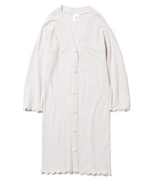 gelato pique（ジェラートピケ）の「【SAKURA FAIR】’スムーズィーライト’スカラップロングカーディガン（ルームウェア/パジャマ）」