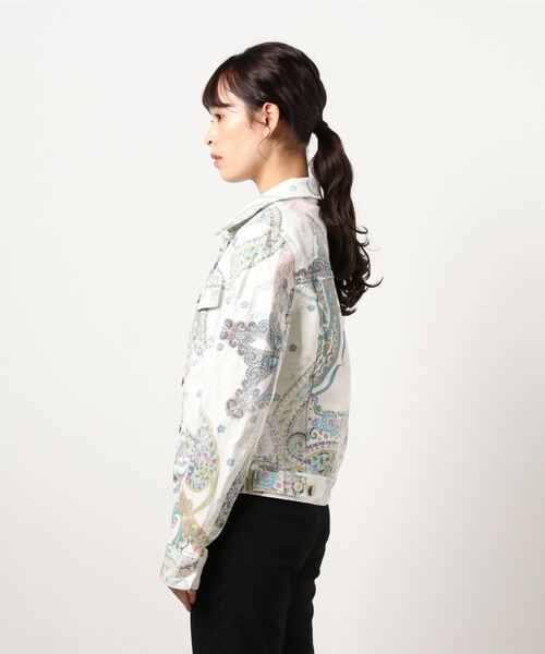 Desigual（デシグアル）の「デニムジャケット PALY（デニムジャケット・レディース・ホワイト・S/L/SS/3L/M/2L/4L）」の10枚目の写真