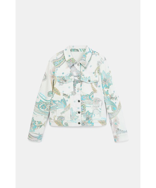 Desigual（デシグアル）の「デニムジャケット PALY（デニムジャケット・レディース・ホワイト・S/L/SS/3L/M/2L/4L）」の3枚目の写真