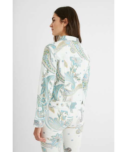 Desigual（デシグアル）の「デニムジャケット PALY（デニムジャケット・レディース・ホワイト・S/L/SS/3L/M/2L/4L）」の7枚目の写真