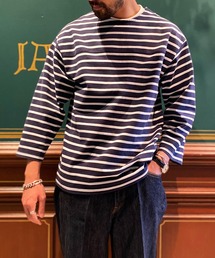 WILD LIFE TAILOR Adam et Rope' | 【WILD LIFE TAILOR】フェードバスクボーダーフットボールTEE(Tシャツ/カットソー)