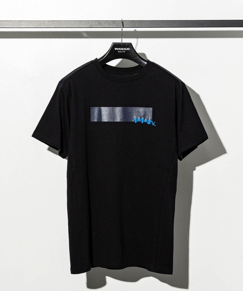 1PIU1UGUALE3 RELAX(ウノピゥウノウグァーレトレ リラックス)ボックスロゴ半袖Tシャツ（Tシャツ/カットソー）｜1PIU1UGUALE3 RELAX （ウノピゥウノウグァーレトレ リラックス）