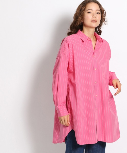 niko and...(ニコアンド)の「miulisse(ミュウリス)3WAYシャツ(シャツ/ブラウス・レディース・イエロー/ピンク/ライトグリーン・FREE)」の3枚目の写真